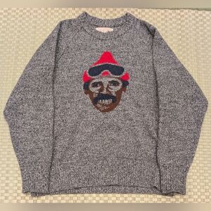 RARE Bogen Emo Inc 100% Wool Ski Bum Sweater Men's Size Medium Made in Japan